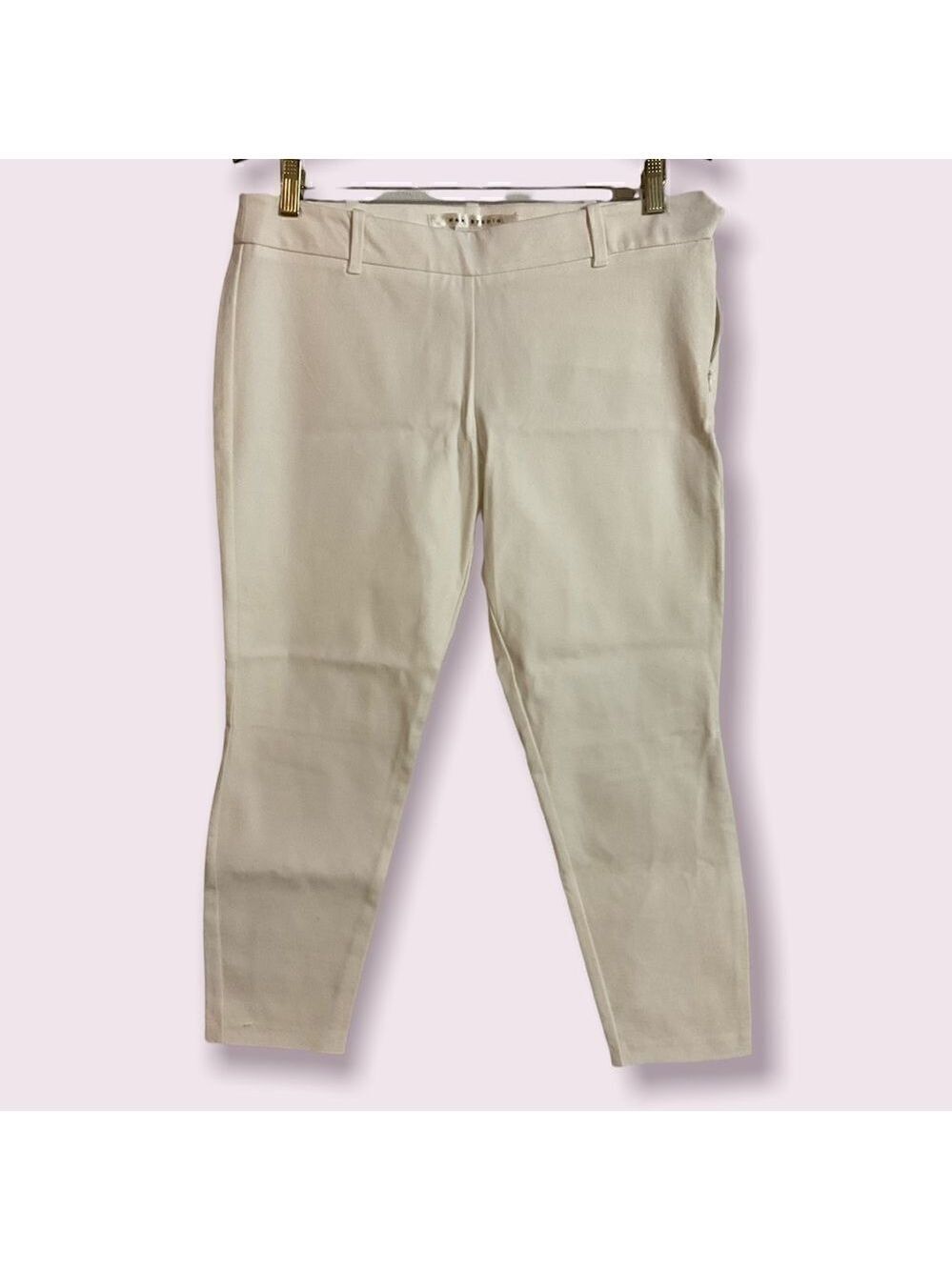 Max Studio Vintage White Formal Skinny Pants